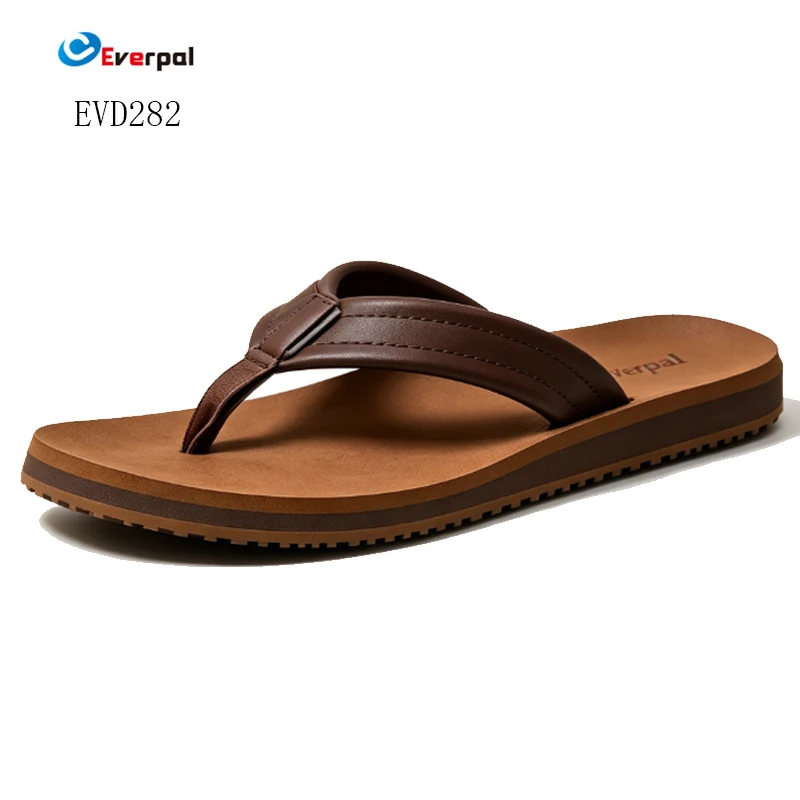 Sandal Pantai Sandal Jepit Kulit Asli Pria